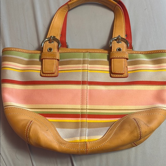 Coach Handbags - Striped Multicolor Women's Bag